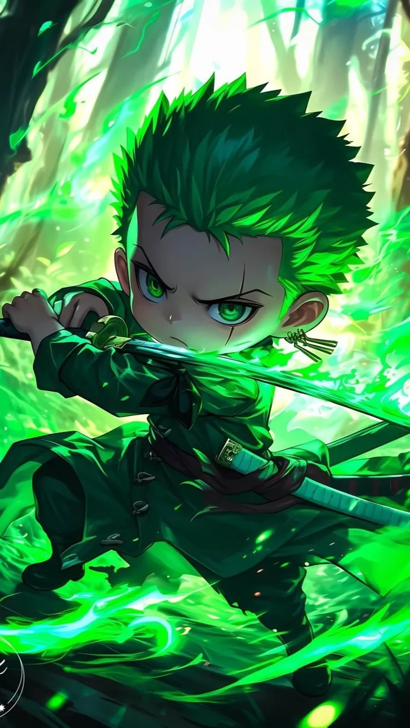 Học vẽ Zoro chibi đơn giản để tạo nhân vật đáng yêu