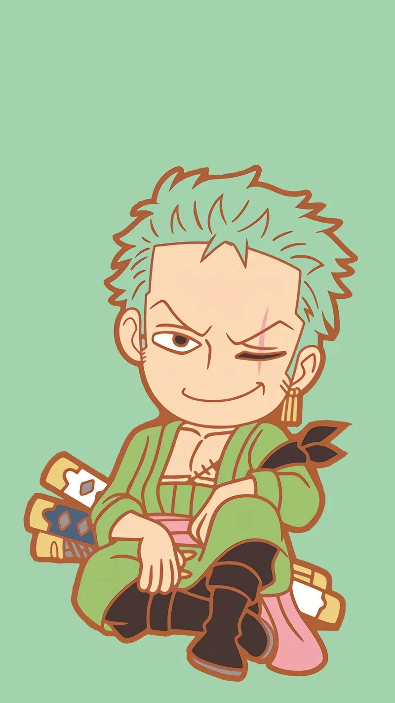 Tải Zoro chibi dễ vẽ để làm đẹp nội dung sáng tạo