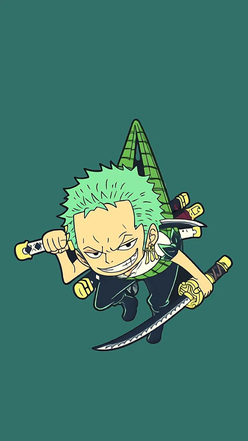 Tải Zoro chibi pfp để làm đẹp hồ sơ mạng xã hội