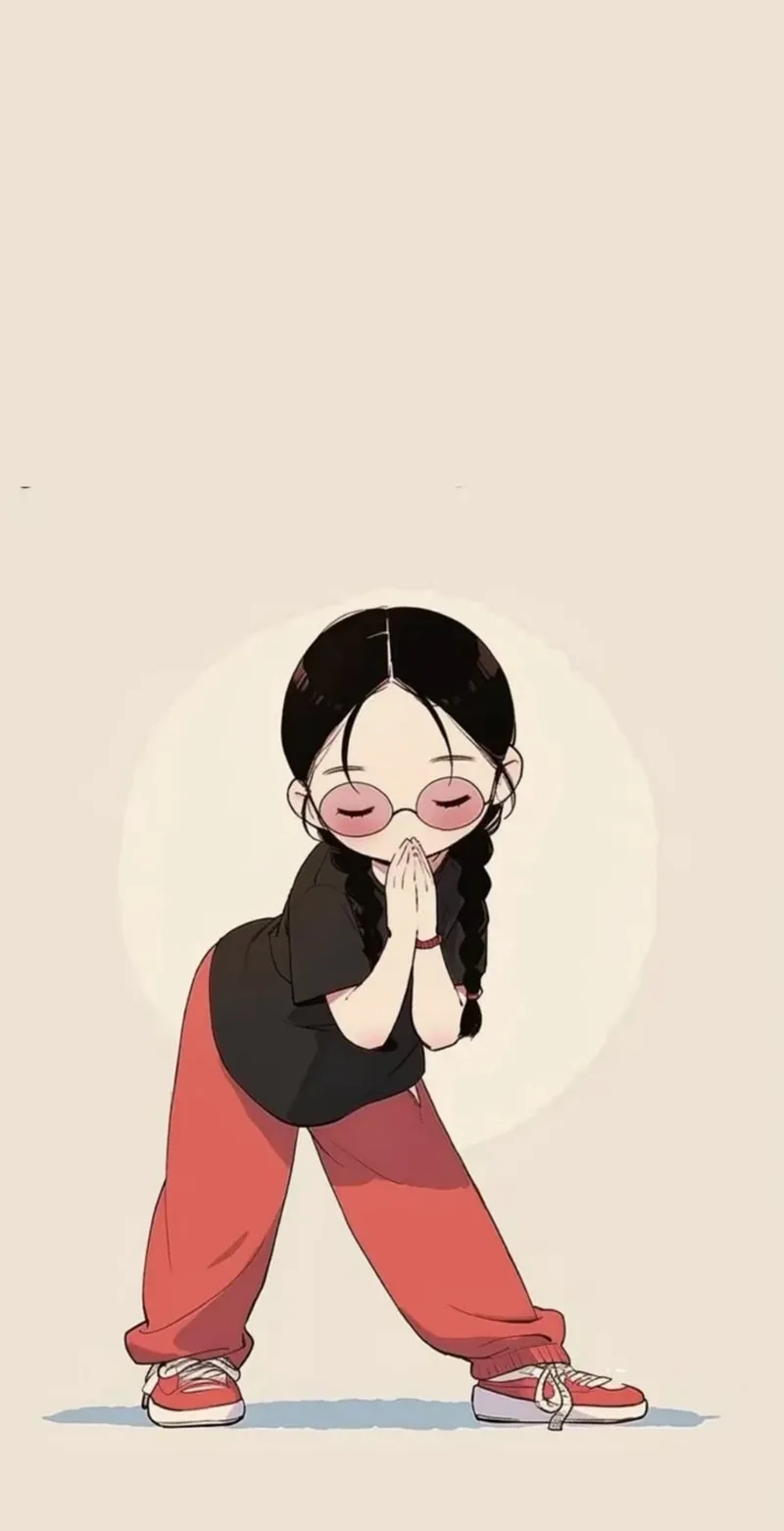 Tải cô gái chibi làm hình đại diện siêu đáng yêu