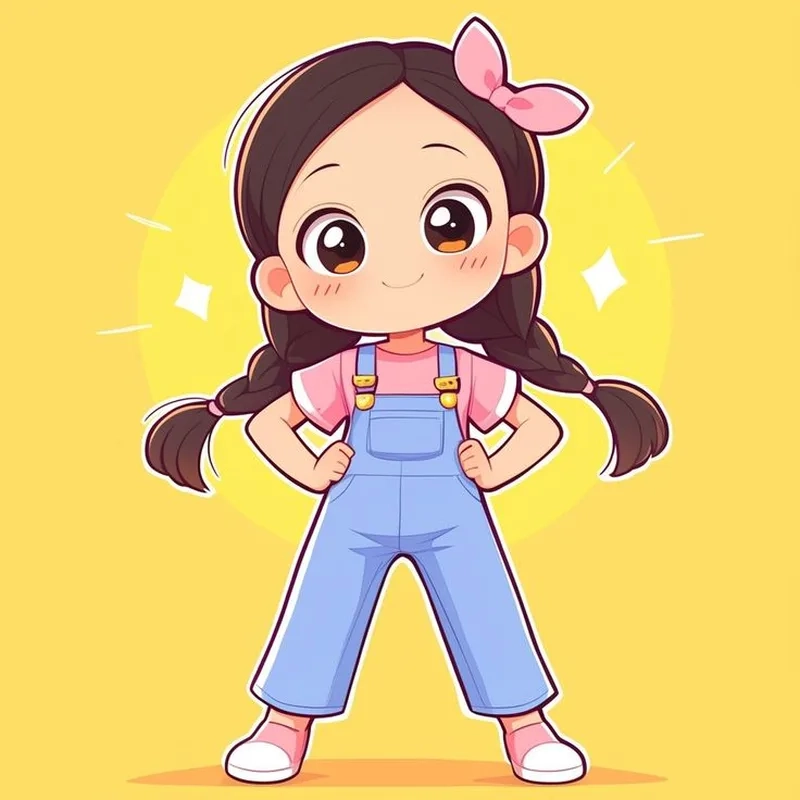 Ảnh cô gái chibi cute làm tan chảy mọi ánh nhìn