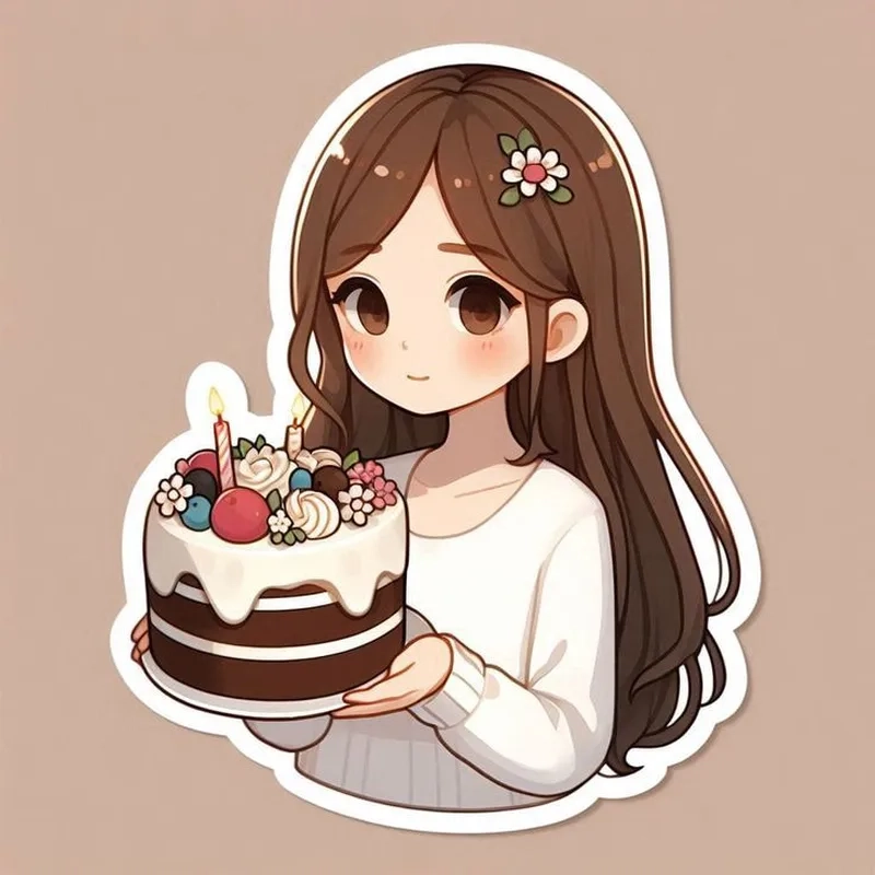 Hình ảnh con gái chibi làm hình nền thêm phần thu hút