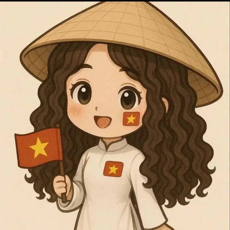 Hình con gái cute chibi làm avatar thêm phần thu hút