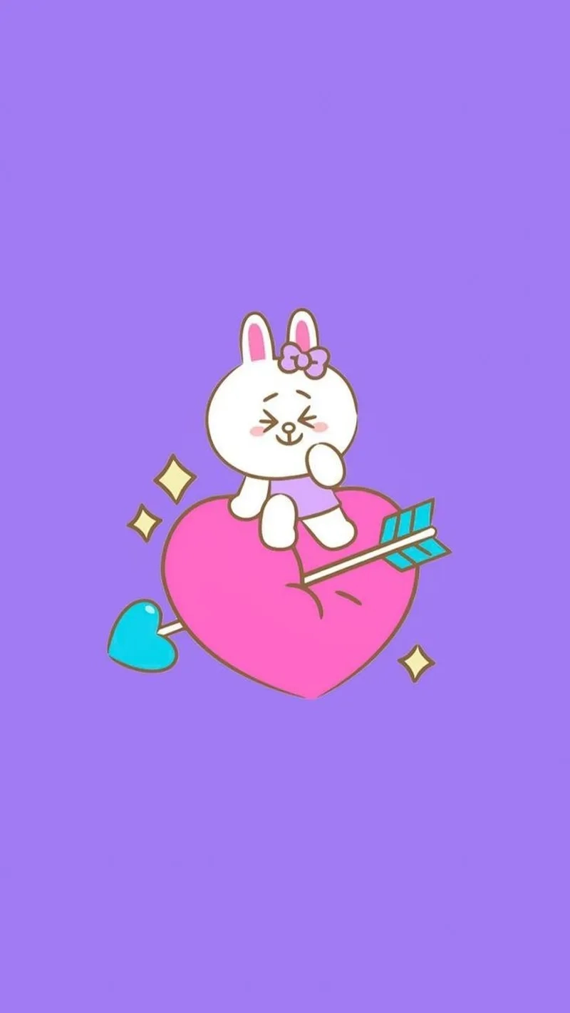 Lưu gấu thỏ cute hình chibi để làm avatar độc đáo