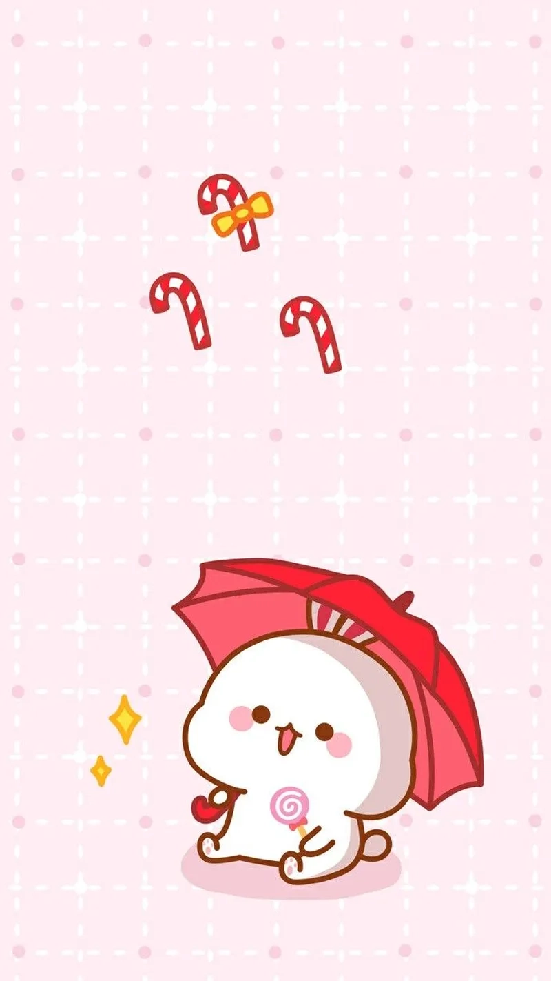 Tải cute thỏ chibi để làm hình nền dễ thương cho điện thoại