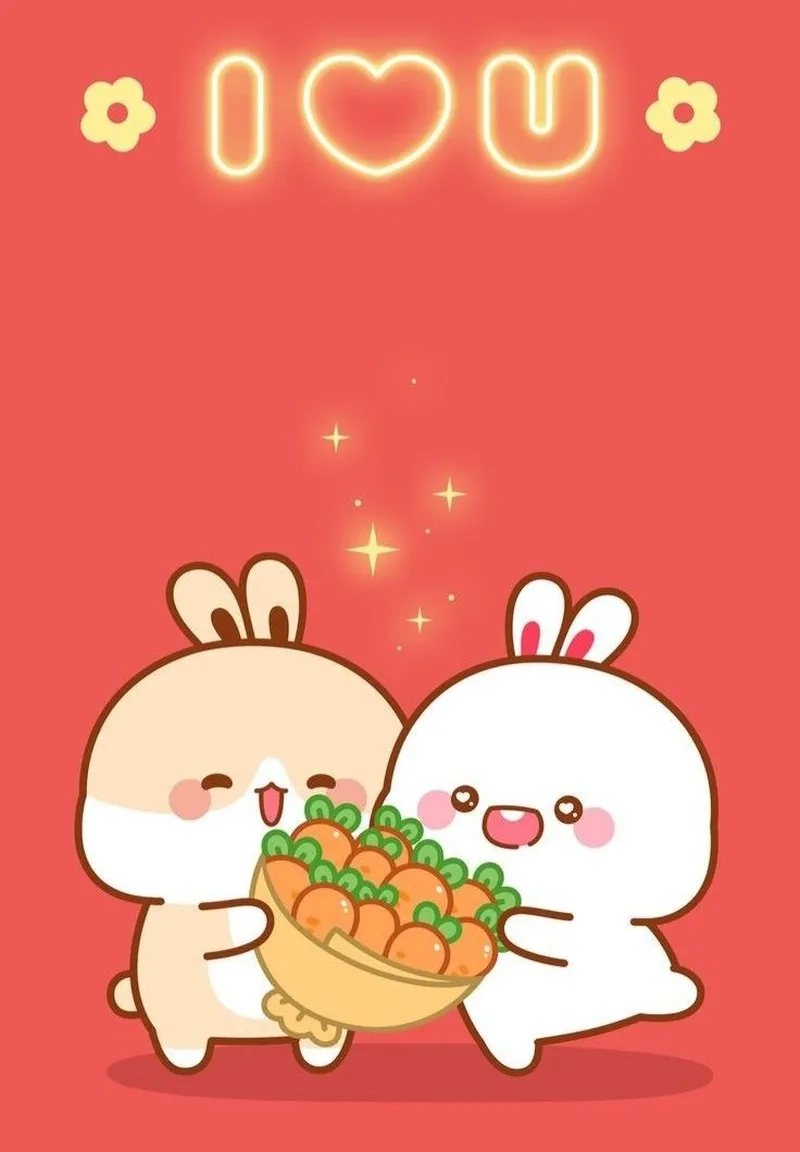 Lưu hình cute thỏ để làm mới ảnh đại diện