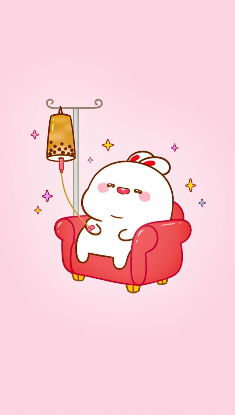 Khám phá hình thỏ chibi cute với nét vẽ độc đáo