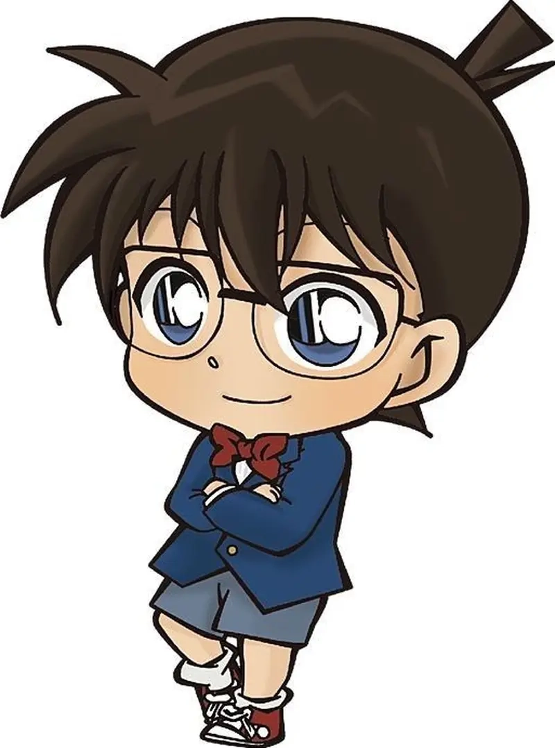 Làm đẹp giao diện với hình nền Conan chibi cute siêu cute