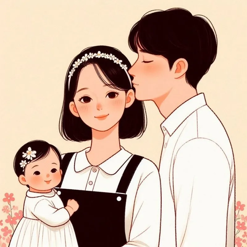 Tạo điểm nhấn với vẽ gia đình chibi cho thiết bị của bạn