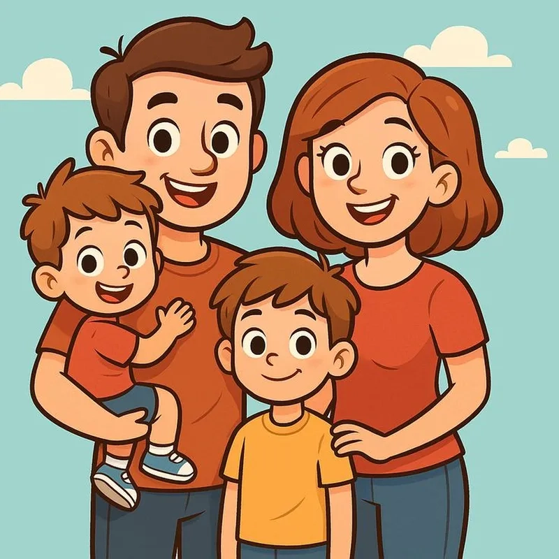 Bộ sưu tập anime chibi gia đình cute khiến bạn mê mẩn ngay