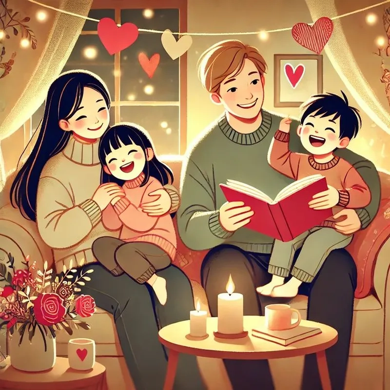 Thưởng thức chill về gia đình với hình chibi đáng yêu