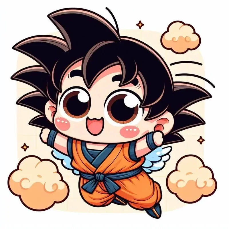 Khám phá chibi Goku để làm mới thiết kế sáng tạo