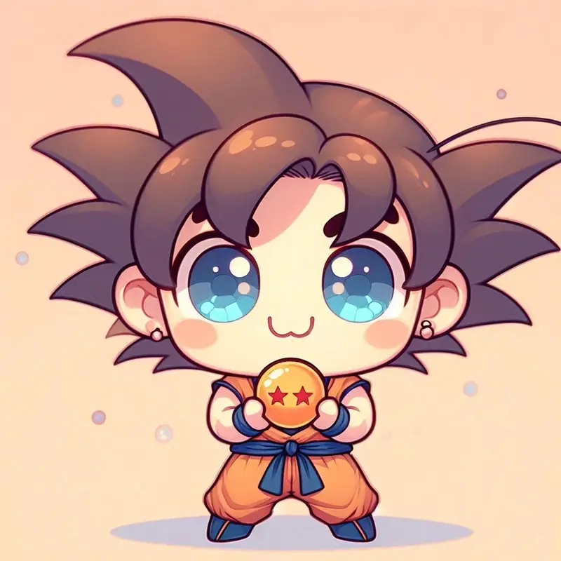 Tải ngay ảnh Goku chibi để làm mới giao diện website