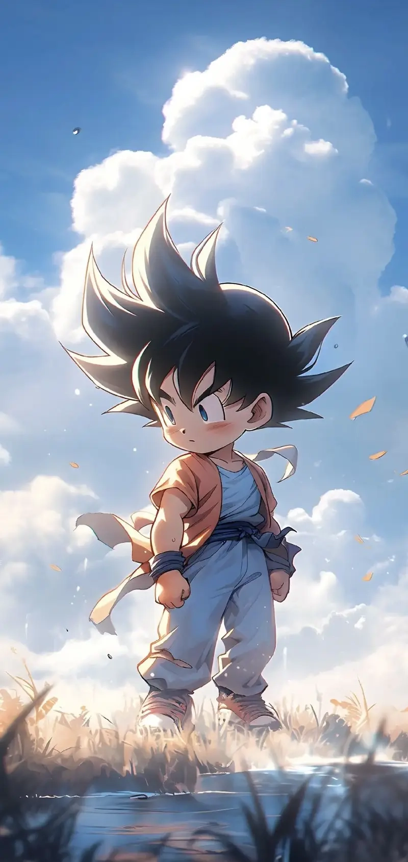 Sử dụng ảnh Goku chibi cute để thu hút mọi ánh nhìn
