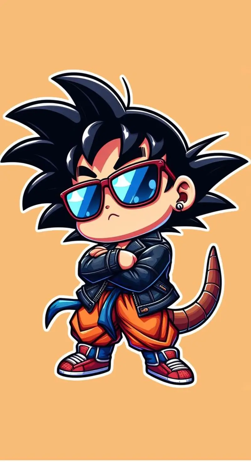 Tạo điểm nhấn với cute chibi kawaii Goku chibi siêu dễ thương