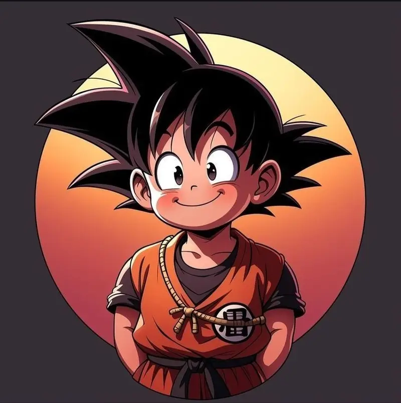 Sưu tầm Goku chibi dancing để làm mới thiết kế của bạn