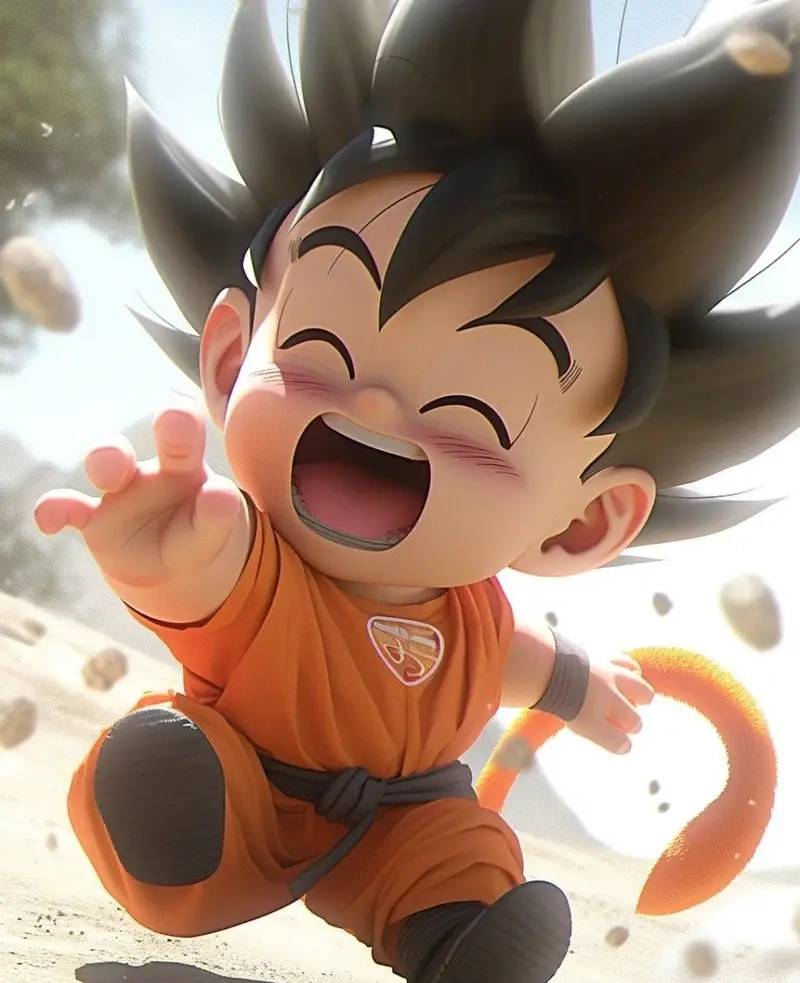 Tạo sức hút với Goku chibi meme dance cho bài viết