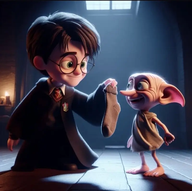 Sưu tầm Dobby Harry Potter chibi để tạo nội dung dễ thương