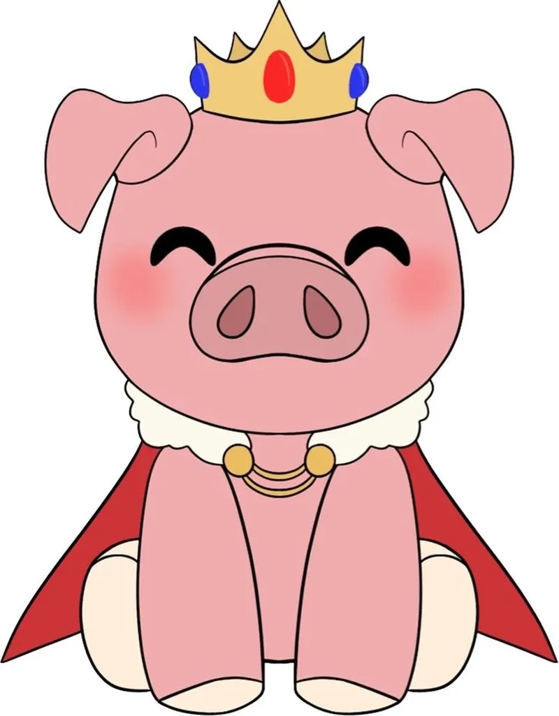 Tải hình chibi con heo để làm sáng bộ sưu tập