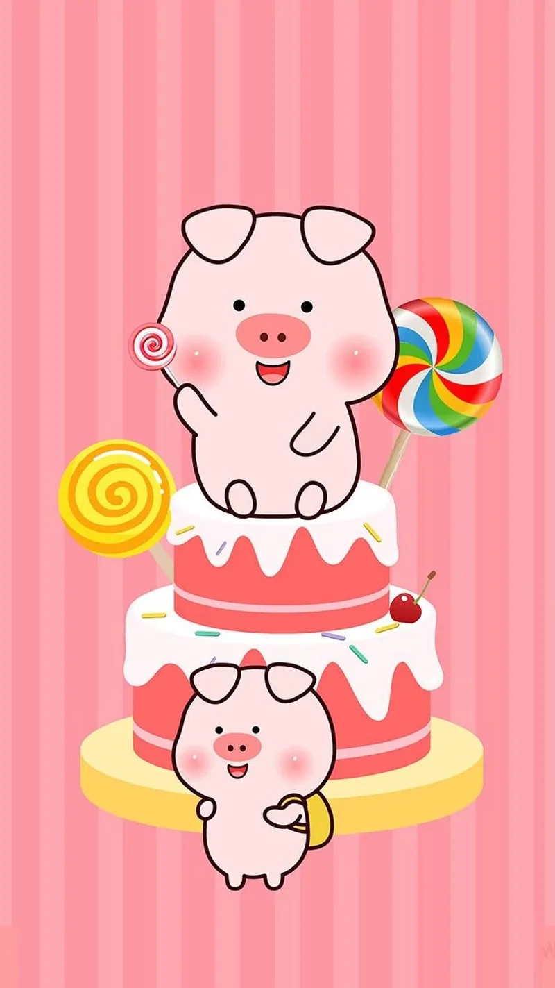 Khám phá ảnh heo chibi cute cho phong cách kawaii