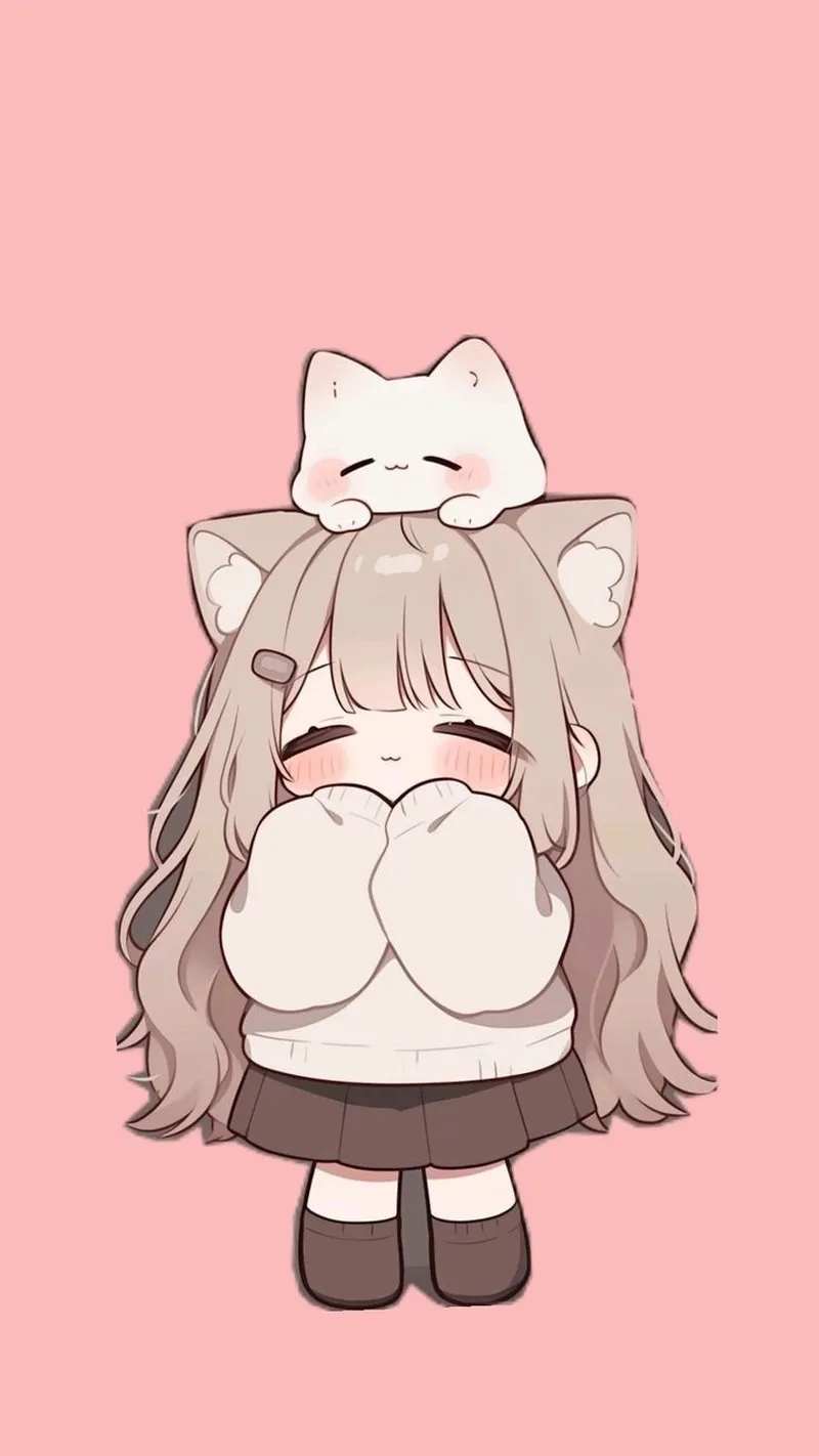 Khám phá bộ sưu tập hình nền cute chibi nữ cực đáng yêu