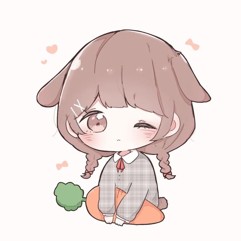 Ngắm hình anime nữ chibi với nét vẽ siêu đáng yêu