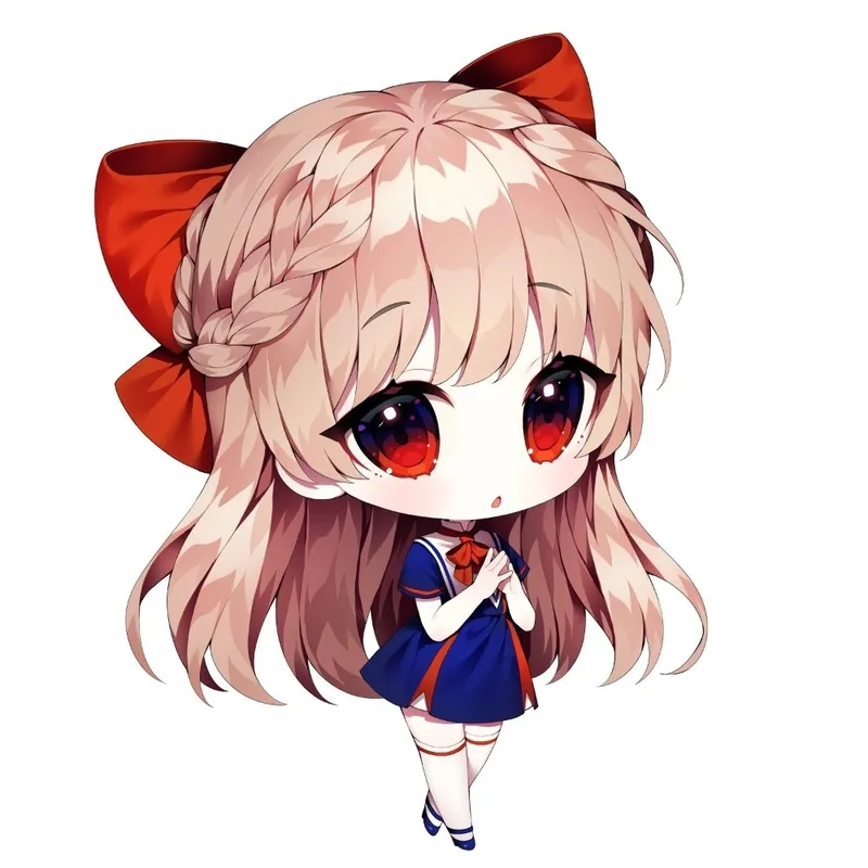 Bộ sưu tập anime chibi nữ khiến bạn yêu từ cái nhìn đầu