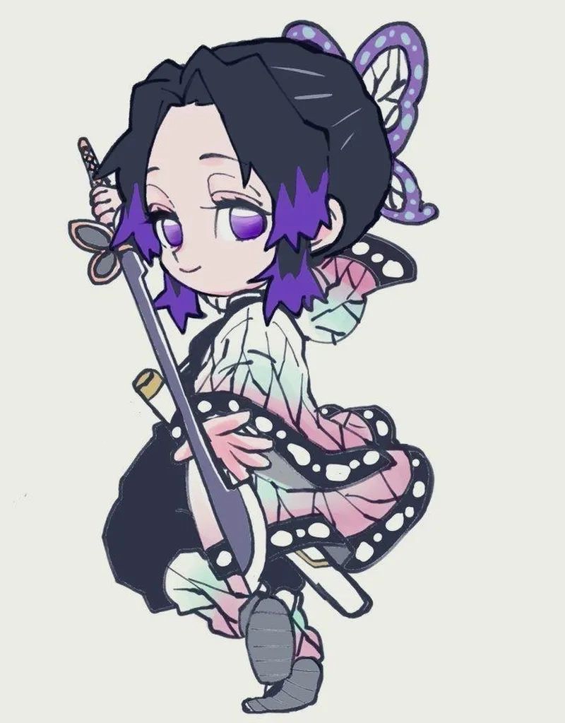 Cách vẽ Shinobu chibi đơn giản dành cho người mới bắt đầu