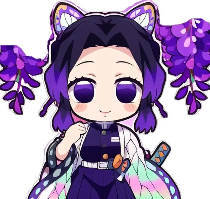 Shinobu Kochou chibi làm sáng bừng mọi góc nhỏ của fan