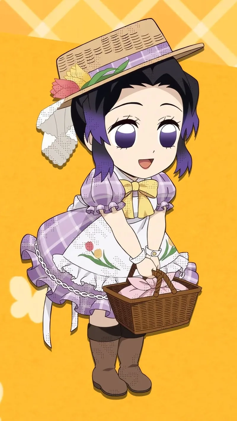 Hình ảnh Shinobu chibi cute khiến fan Kimetsu phát cuồng