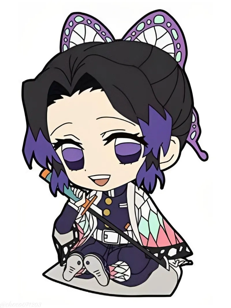 Shinobu chibi icons làm mới hồ sơ mạng xã hội của bạn