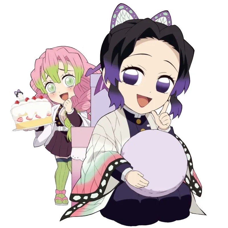 Shinobu chibi kawaii mang phong cách dễ thương bất bại