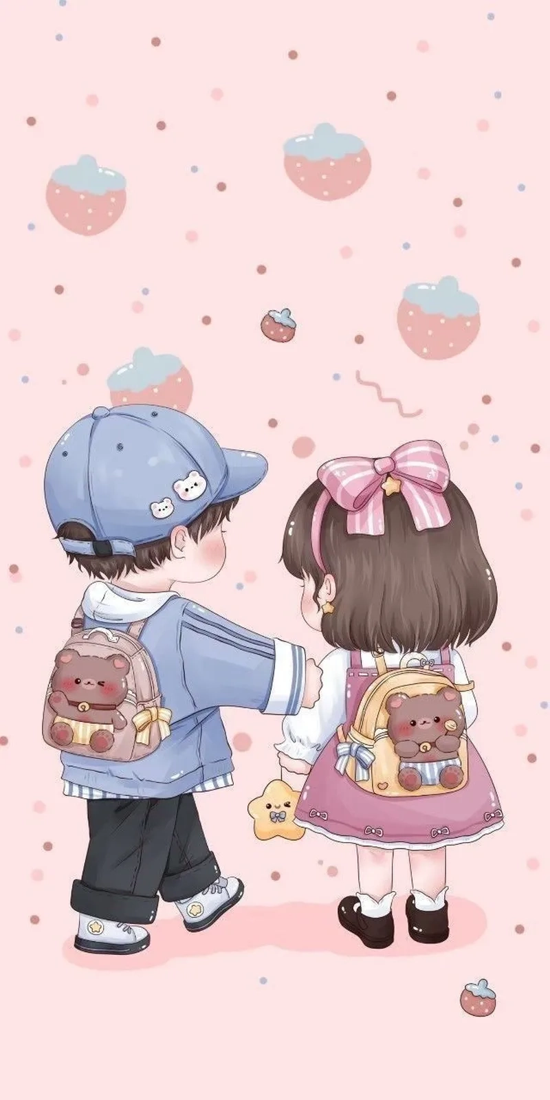 Lưu về hình chibi cute cặp đôi để làm quà tặng đặc biệt