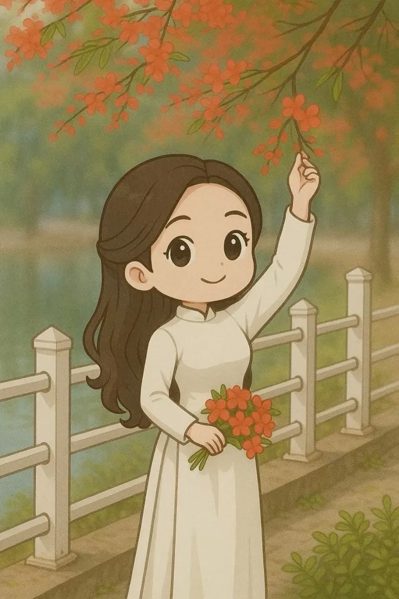 Hình nền anime cute mang phong cách ngọt ngào cho fan anime