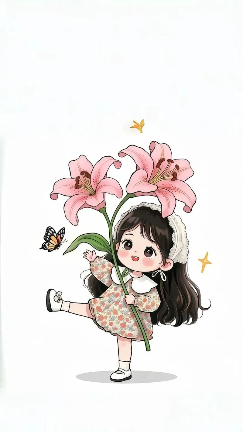 Hình nền chibi đẹp làm mới màn hình với nét vẽ tinh tế