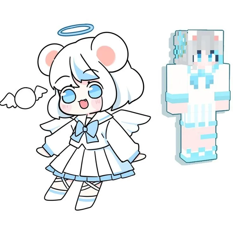 Tải hình vẽ simmy cute để làm hình nền kawaii