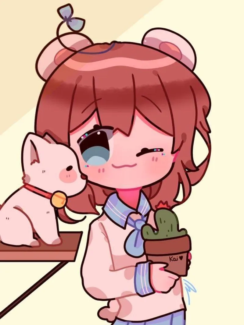 Tải ảnh anime simmy cute để làm hình nền chất