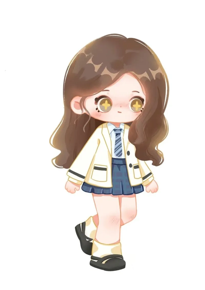 Sưu tầm hình ảnh anime nữ học sinh cute chibi để nổi bật