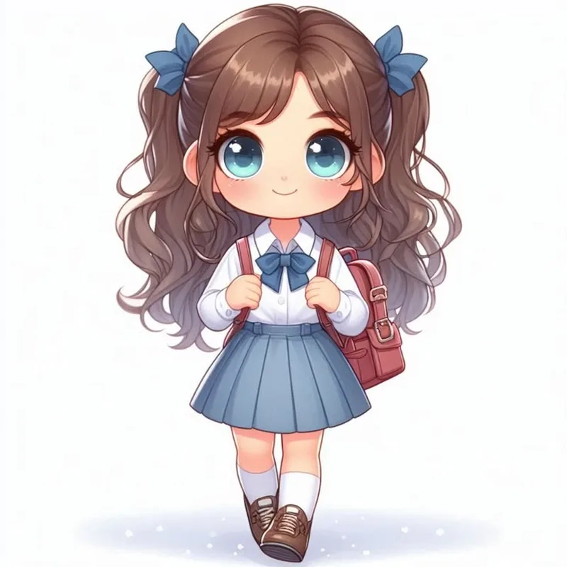 Sử dụng hình học sinh chibi để tạo nội dung bắt mắt
