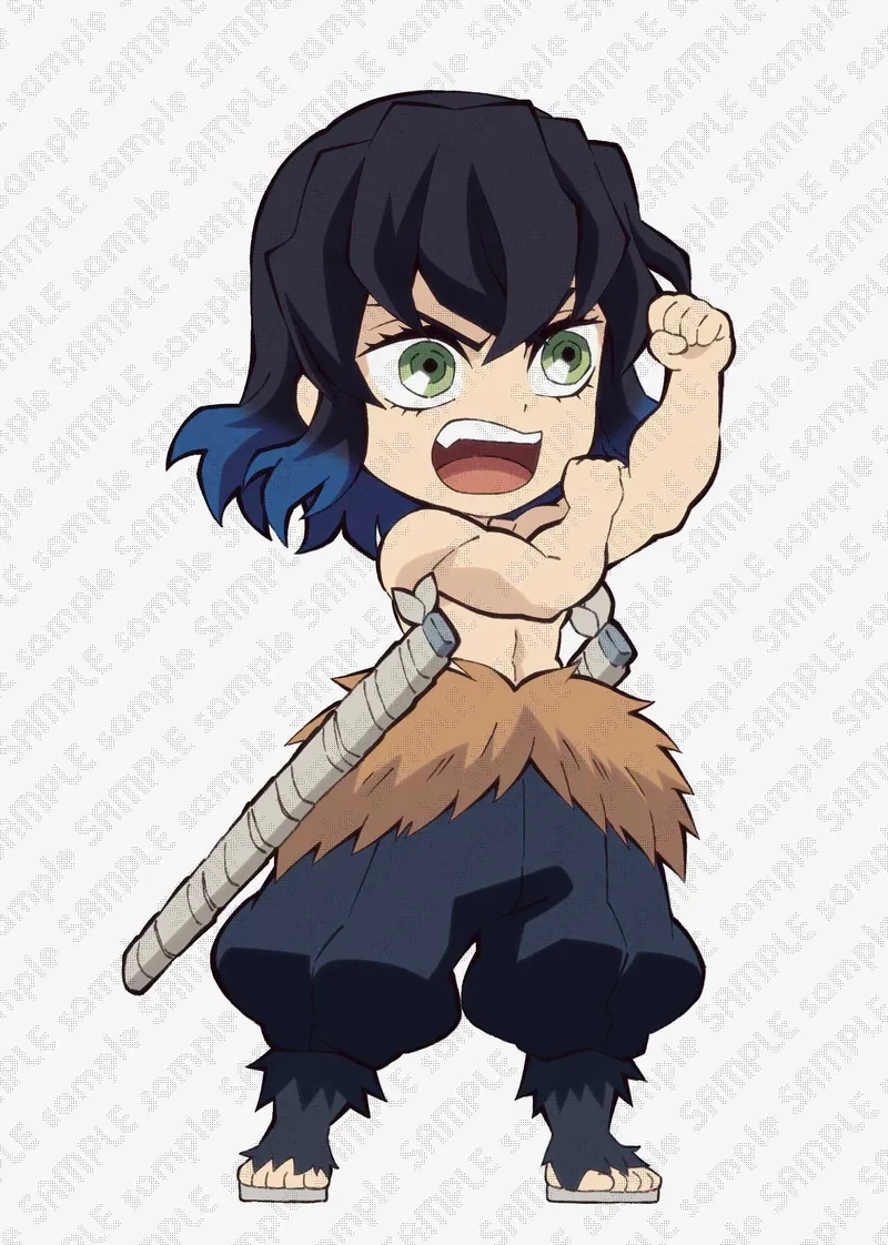 Tải ảnh Inosuke chibi làm avatar cực chất