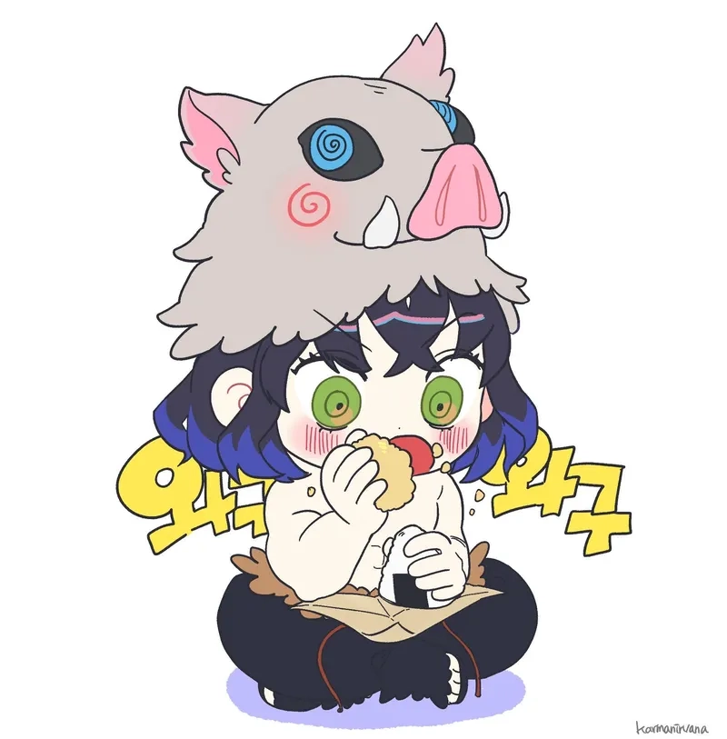 Imágenes de Inosuke chibi làm sáng bộ sưu tập