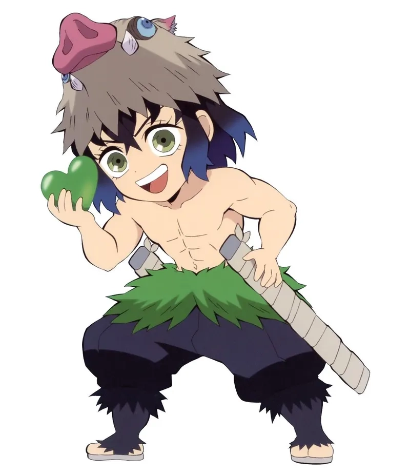 Inosuke chibi drawing để thể hiện đam mê nghệ thuật