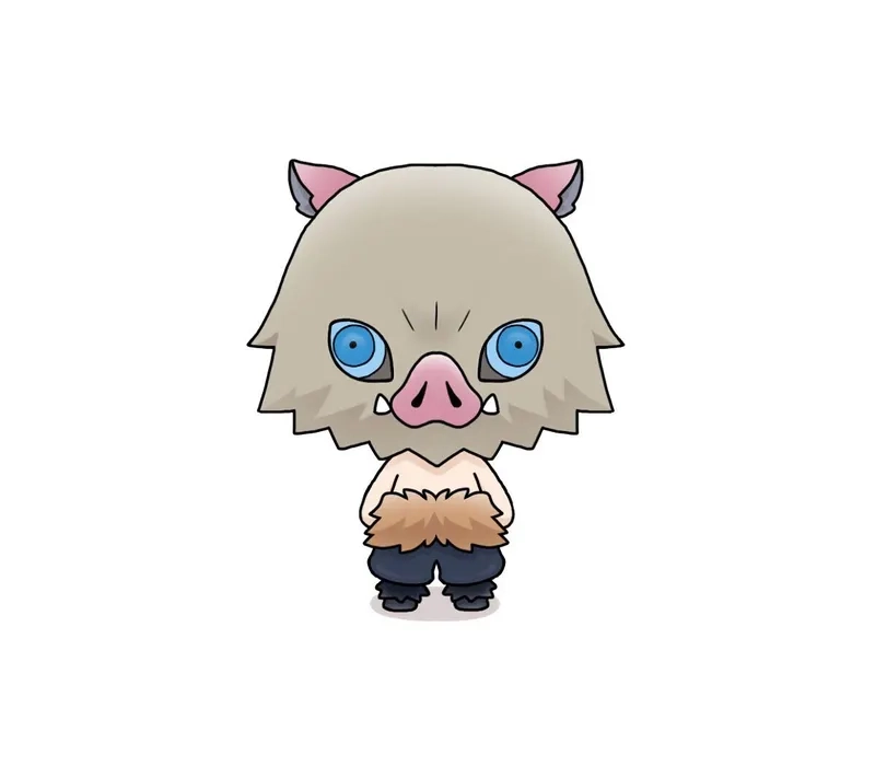 Inosuke chibi masters mang phong cách siêu cool