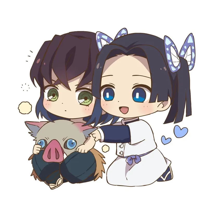 Aoi x Inosuke chibi mang năng lượng tình yêu