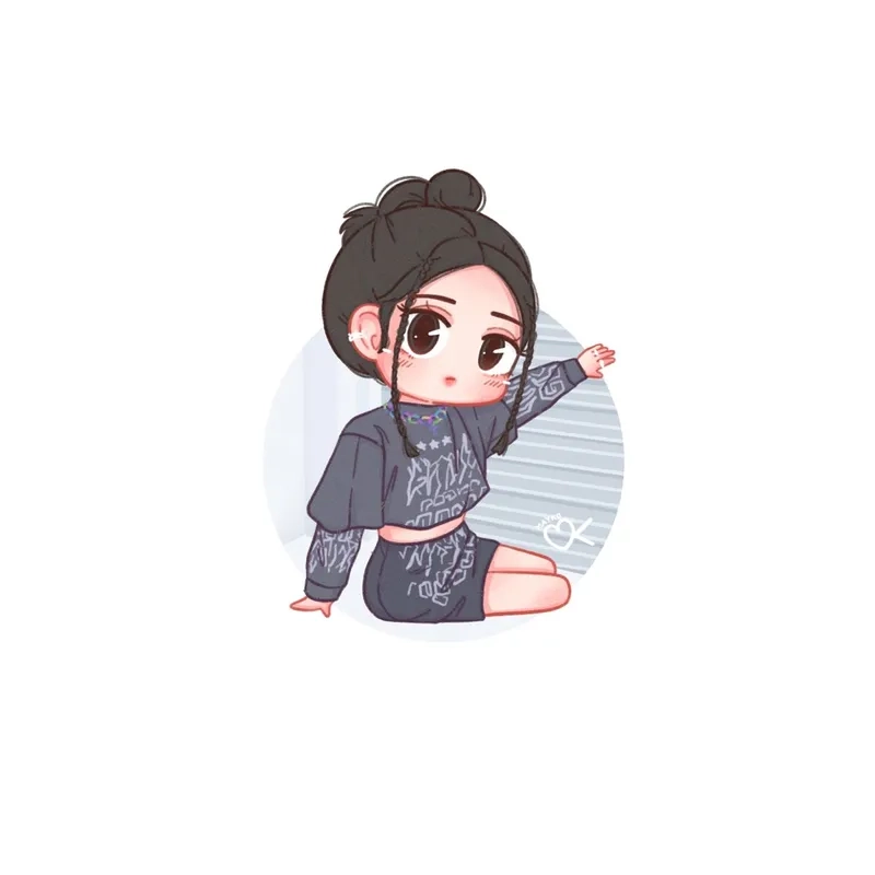 Sưu tầm Blackpink chibi Jennie cực chất cho fan hâm mộ