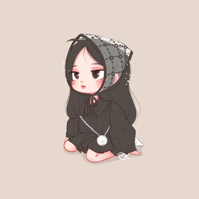 Tạo fanart Jennie solo chibi để tôn vinh phong cách Jennie
