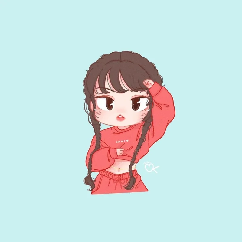 Ngắm ảnh Jennie chibi cute để làm sáng bừng ngày của bạn