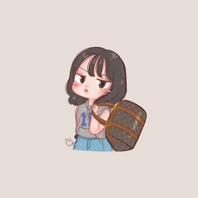 Tự vẽ Lisa chibi đơn giản để khoe bạn bè