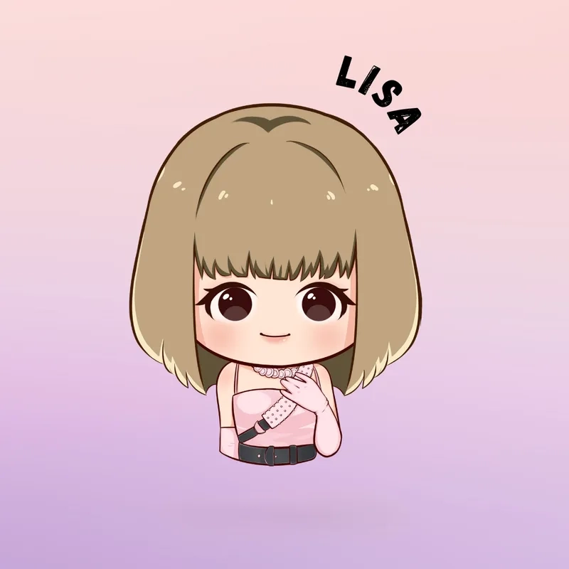 Ảnh chibi Lisa siêu cute cho mọi thiết bị