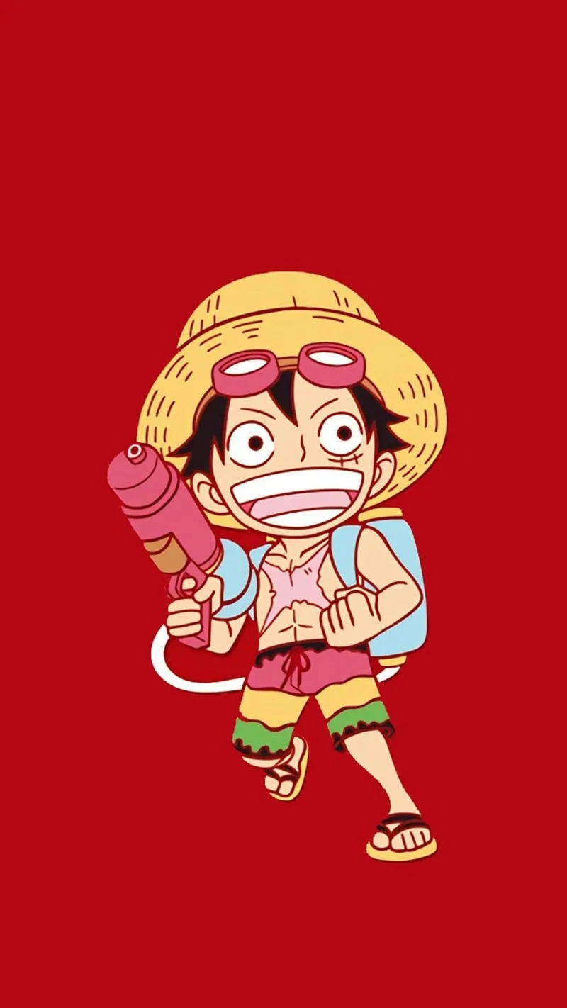 Avatar Luffy chibi cực cool cho fan anime